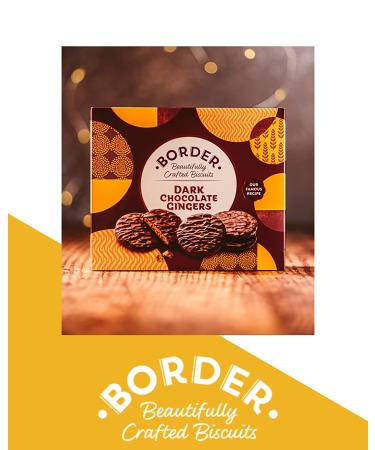 Border Dark Chocolate Gingers 255g (2 Pack) | Authentic UK Recipe - Buy Online on GoSupps.com