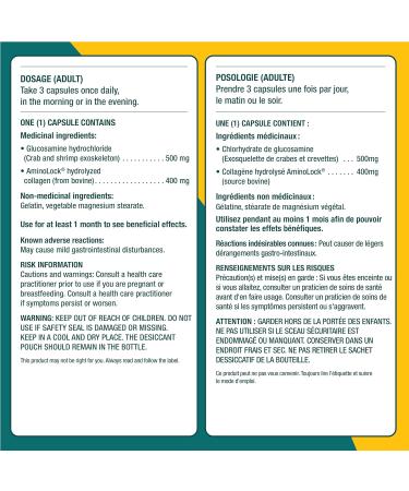 Genacol Glucosamine and Collagen Supplement | Support Joint Health and Helps Relieve Joint Pain in Hips Shoulders Ankles and Knees |GENACOL PLUS 180 Capsules 180 count (Pack of 1) - Buy Online on GoSupps.com