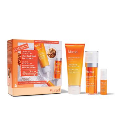 Murad The Dark Spot Correctors - 3-Piece Set (Worth 171) - Vita-C Triple Exfoliating Facial 80ml Vita-C Glycolic Serum 30ml & Rapid Dark Spot Correcting Serum 5ml