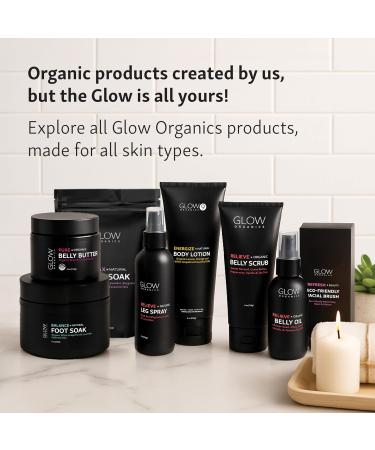 Glow Organics Energize Body Lotion for Dry Skin 8 oz Lightweight Organic Plant Based Fast Absorbing Natural Moisturizer with Orange For Men and Women Lemon & Grapefruit Oils - Buy Online on GoSupps.com