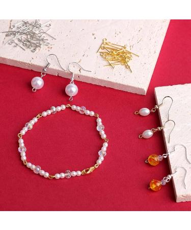 Savita 1500pcs Eye Pins Metal Findings Beading Eyepins - 16/20/30mm (5 Colors) - Jewelry Making Supplies for Earrings & Bracelets - Buy Online on GoSupps.com