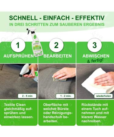 Golden Bull Upholstered Cleaner & Brush - Vegan Natural Stain Remover for Sofa & Auto (500ml) - Eco-Friendly Upholstery Care - Buy Online on GoSupps.com