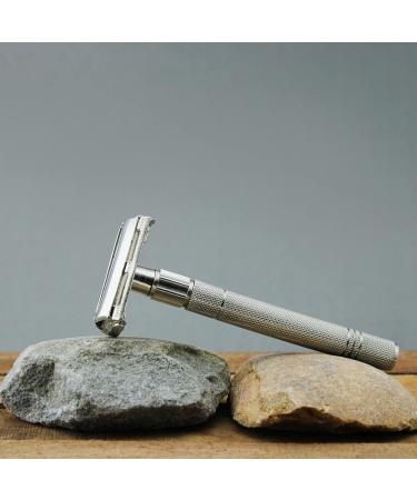 Haryali London Razor Plane - Premium Stainless Steel Wet Razor for Men & Women - Easy Blade Change - 1 Piece Pack - Buy Online on GoSupps.com