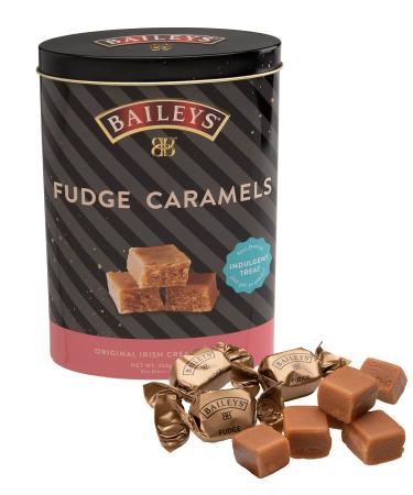 Gardiners of Scotland, Baileys Irish Cream Flavored Fudge Caramels Tin, 8.8oz