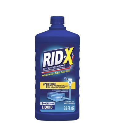 RID-X Septic Treatment, 3 Month Supply Of Liquid, 24 fl oz