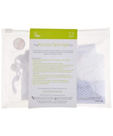 Konjac Sponge Disk - Gentle Eye Makeup Remover | Eco-Friendly Natural Skin Care - Buy Online on GoSupps.com