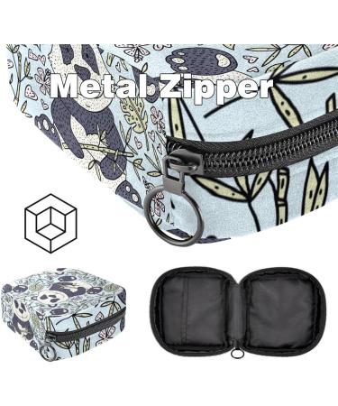 Cute Panda Storage Bags for Women's Bandages | Portable Menstrual & Tampon Holders | Multicolored | Perfect for School & Office - Buy Online on GoSupps.com