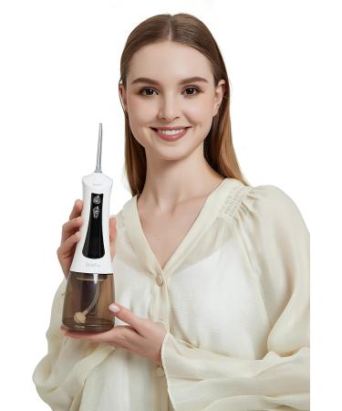 Cordless Water Flosser with 6 Modes OLED Display - IPX8 Waterproof Dental Flosser for Teeth Cleaning - USB-C Rechargeable - 5 Jet Tips Included - Buy Online on GoSupps.com