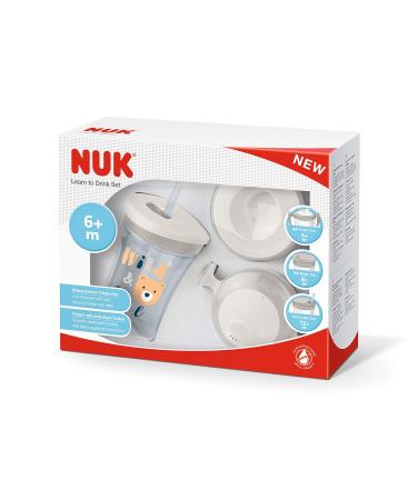 Buy NUK 3-in-1 Drinking Cup Set | Trainer Cup & Magic 360 Cup | BPA-Free Bear Design | For 6+ Months 230ml | International Shipping Available - Buy Online on GoSupps.com