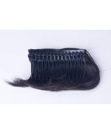 Buy WIG ME UP TYP-760-8 Clip-In Short Straight Curved Micro Bangs - Brown Hairpiece for a Stylish Look - Buy Online on GoSupps.com