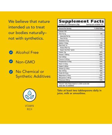 North American Herb & Spice Purely-Zinc Plus - 5.29 oz - Whole Food Zinc Supplement - Healthy Immune Support - Austrian Pumpkin Seed Rice Bran & Camu Camu - Non-GMO - 5 Servings - Buy Online on GoSupps.com