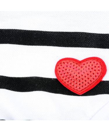 Zweitea Dog Shirts for Small Dogs | Summer Striped T-Shirts & Heart Sweatshirts | Soft Cotton Chihuahua Clothing XS - Buy Online on GoSupps.com