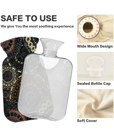 Mandala BAP Free Hot Water Bottle 2L | Large Pain Relief Bag for Headaches Neck & Shoulders - International Shipping Available - Buy Online on GoSupps.com