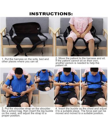 Foway Bariatric Lifting Belt for Patient Lifters - Full Body Loop for Toilet Passage & Bed Transfer - Large Care Device (Black) - Buy Online on GoSupps.com