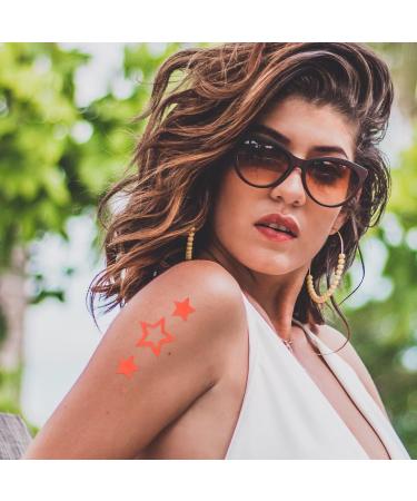 Homoyoyo Autocollants Autobronzants Corps D' toile 500 Pi ces Auto-adh sifs Perfor s Rouges Accessoires de Bronzage pour S ances de Soleil Utilisation Plage et Transats - Buy Online on GoSupps.com