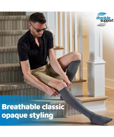 Buy ABSOLUTE SUPPORT Sheer Compression Stockings for Women 15-20mmHg - DE-A101 52 Black - International Shipping Available - Buy Online on GoSupps.com