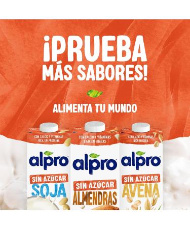 Alpro Haferdrink Without Sugar 1L - Vegan Lactose-Free High in Fiber Enriched with Calcium & Vitamins | Durable Oat Milk | International Shipping - Buy Online on GoSupps.com