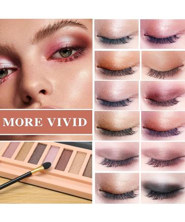 WYBLZPXZ 12 Colors Nude Eyeshadow Palette - Pigmented, Long Lasting, Waterproof Makeup Palette for Natural Smokey Eye Look (Shimmer) - Buy Online on GoSupps.com