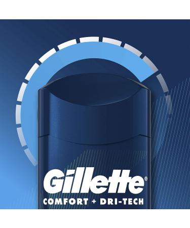 Gillette Men's Antiperspirant Deodorant - Clean Rush, 3.4 oz - 72 Hr Sweat Protection - Buy Online on GoSupps.com