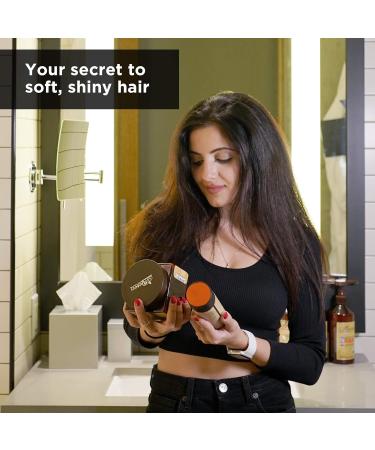 Savannah Hair Therapy Deep Conditioning Hair Mask with Shea Butter - 16.9oz | Sulfate-Free Keratin Treatment for Dry, Damaged Hair Growth | Enriched with Vitamin B6 | Moisture Repair Collection - Buy Online on GoSupps.com