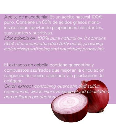 Valquer Onion Hair Mask with Macadamia Oil - 300ml | Reduce Fat Stimulate & Nourish All Hair Types | Antioxidative Formula for Healthier Hair - Buy Online on GoSupps.com