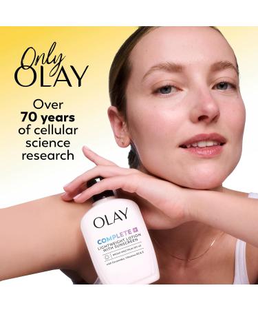 Olay Complete+ Face Moisturizer with Sunscreen SPF 40 For Sensitive Skin Broad Spectrum Sun Protection Fragrence-Free - No White Cast on All Tones Nourishes Moisture Barrier - Ceramides 6 Oz 6 Fl Oz (Pack of 1) - Buy Online on GoSupps.com