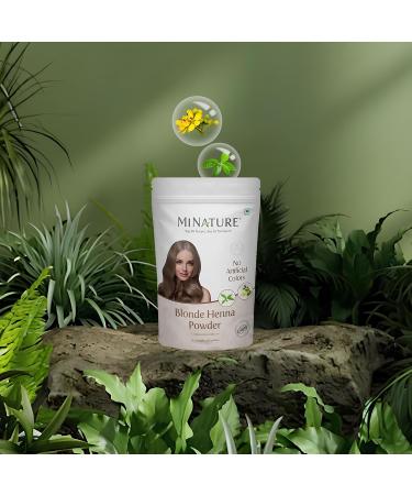 Natural Blonde Henna Hair Color Powder - Chemical-Free Paraben & Ammonia Free 8oz - Buy Online on GoSupps.com