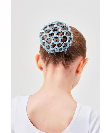 Ballet Duttnetz - Mila | Glittering Light Blue Dance Hair Accessory for Women & Children - Perfect for Thick & Thin Hair - Buy Online on GoSupps.com
