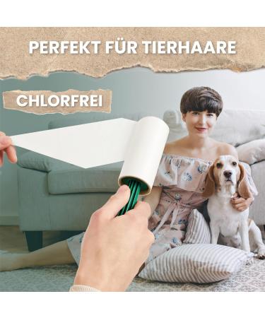 Today Lint Roll - 95% Recycled 16 Rolls (24 Leaves) + 2 Post-Consumer Plastic Handles | Eco-Friendly Animal Hair Remover for Cats & Dogs - Buy Online on GoSupps.com
