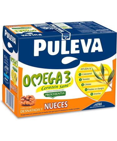  Puleva Puleva Omega 3 with nuts. Pack of 6 x 1 l - Buy Online on GoSupps.com