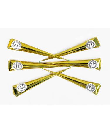 ALMAS 6 Pack Reddish Brown Henna Cones 30g - 100% Natural Hair Dye - Ready to Use Paste for Women - Buy Online on GoSupps.com