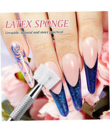POPETPOP Nail Gradient Color Sponge Wedge Shaped Nails wrap Paint Sponge Polish Transfer Sponge with Pick-up Tool for Color Fade Manicure Nail Art Tools - Buy Online on GoSupps.com