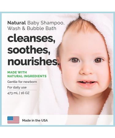 Organic Vanilla Shea Baby Shampoo & Wash - Gentle 2-in-1 Soap for Sensitive Skin | My Little North Star - Buy Online on GoSupps.com