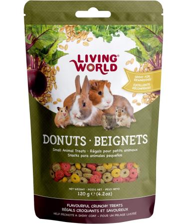 Living World Fresh 'N Comfy Bedding (3050-Cubic Inch) + Small Animal Donuts (4.2 oz) Bundle 50 l (Pack of 1) Bedding + Animal Donuts Blue - Buy Online on GoSupps.com