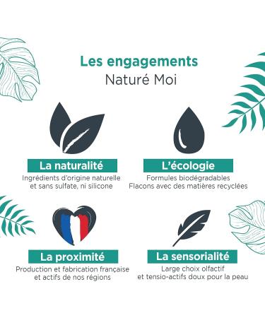 Biopha Laboratory Natur Moi Cleansing shower gel with organic spirulina and marine water from Noirmoutier hydrates and cares for normal and dry skin 250 ml produced in France - Buy Online on GoSupps.com