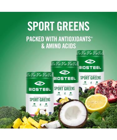 Buy BIOSTEEL Greens Sport Superfood Acai Lemonade - 306 GR | Premium Health Supplement for Energy & Immunity - International Shipping Available - Buy Online on GoSupps.com