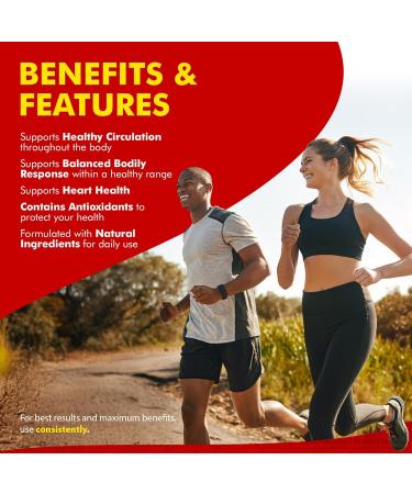 GlucoSense Official Gluco Sense Formula with Clean Premium Blend to Help Support Healthy Circulation Natural Flow & Balanced Levels | Just 2 Easy-to-Swallow Pills Daily (60 Capsules) - Buy Online on GoSupps.com