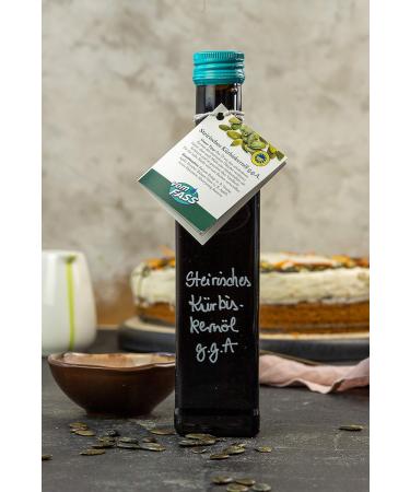Premium Styrian Pumpkin Seed Oil PGI - 500ml | Authentic International Shipping - Buy Online on GoSupps.com