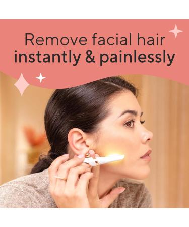 Buy Finishing Touch Flawless Dermaplane Glo - Sonic Lighted Exfoliator & Razor for Facial Hair Removal | 6 Replacement Heads | International Shipping Available - Buy Online on GoSupps.com