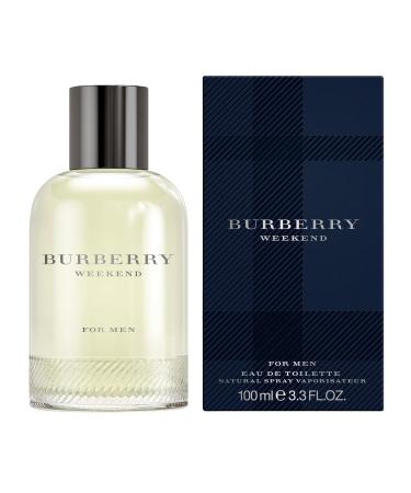 Burberry Weekend Eau De Toilette Citrus Men's Cologne With Notes of Lemon Tangerine Oak Moss & Sandalwood Long Lasting Fragrance 3.4 Fl Oz (Pack of 1) - Buy Online on GoSupps.com