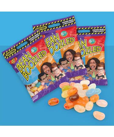 Jelly Belly Beans BoozLed 3x Refill Set - 6th Gen 54g Bags | Fun Disgusted Taste Duels: Tutti-Frutti & Stinkende Socken - Perfect for Parties & Game Nights - Buy Online on GoSupps.com