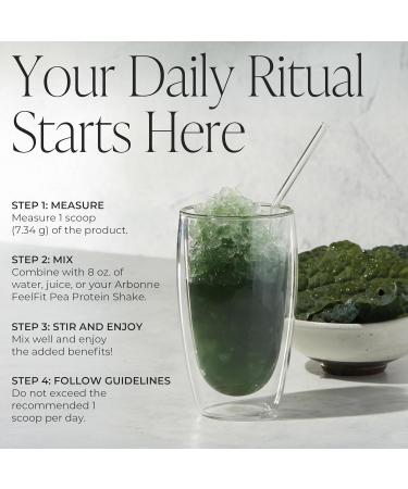 Arbonne BeWell Superfood Greens Powder - Health Supplement Powder Made from a Variety of Fruits and Vegetables Organic Green Juice Supplement 7.8 oz - Buy Online on GoSupps.com