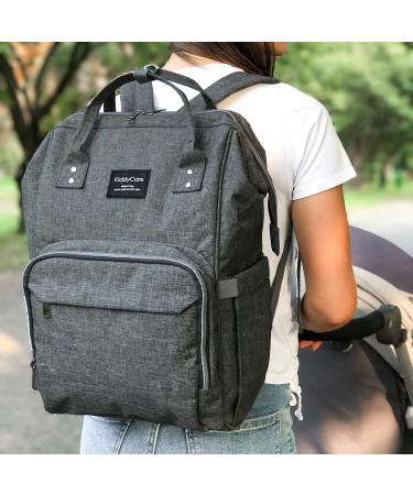 KiddyCare Wrap Backpack | 15 Pocket Durable Baby Bag | High-Quality Maternity Bag with Isotherm Bottle Compartment | Pink - Buy Online on GoSupps.com