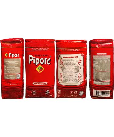 Yerba Mate Pipore 500g - Premium South American Herbal Tea - Buy Online on GoSupps.com