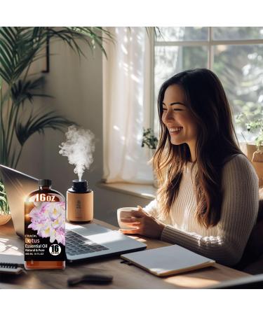 Lotus Essential Oil 16 Fl Oz and Strawberry Essential Oil 4 Fl Oz for Diffuser Humidifier Yoga Cleaning DIY Candle Soap Making Perfume Gift for Essential Oils - Buy Online on GoSupps.com