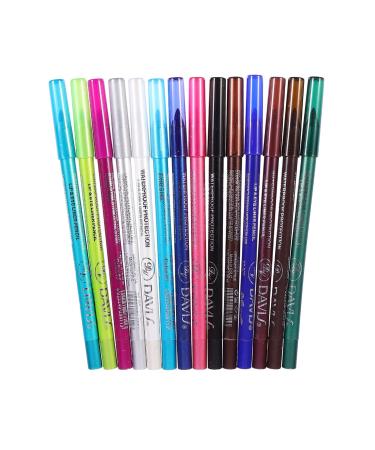MUSISALY 14pcs Eyeshadow Pencil Set Makeup Eye Liner Pencil Eye Lining Drawing Pencil Cosmetics Pencil Makeup Pencil Girl Eyeliner Pencil Girl Eye Liner Drawing Pencil Eye Lining Tool