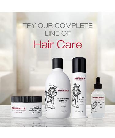 Truman's Men's Matte Texturizer Pomade - Medium Hold, Natural Finish - 3.4 oz - Buy Online on GoSupps.com