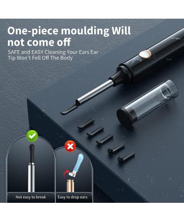 Ear Wax Removal Kit with Camera and Light - 1080P Otoscope Ear Cleaner for iPhone & Android - 7 Pcs Ear Set Included - Black - Buy Online on GoSupps.com