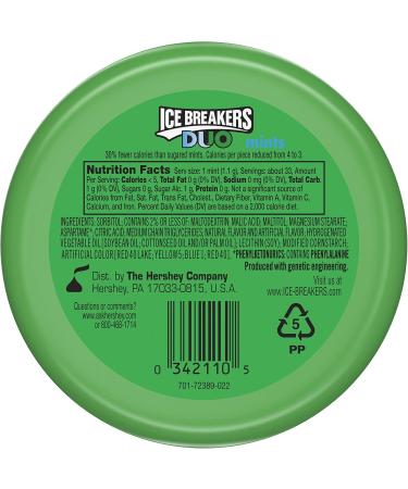 ICE Breakers Duo Sugar Free Mints Watermelon 1.3 Ounce - Buy Online on GoSupps.com