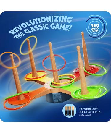 360 Spin Revolution Ring Toss Game for Kids - Family Outdoor Party Fun - Great for Camping, Picnics, and Beach Activities - Ages 6 - Buy Online on GoSupps.com